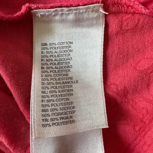 🌺 The North Face Pink Floral Graphic Tee – Women’s Medium Lightweight Summer - Picture 5 of 6